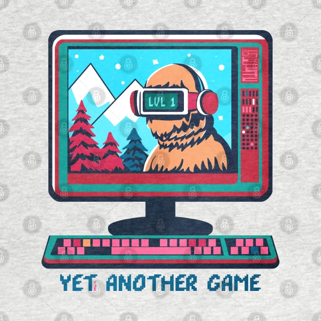 Yet Another Game Gamer Yeti by enchantedrealm